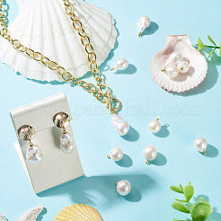 10 pendentif en perle baroque naturelle Keshi&nbsp;PALLOY-TA00377