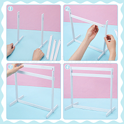 Mini modèle de cintre pour poupée en bois&nbsp;DIY-WH0591-088