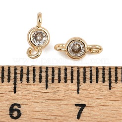 Латунные подвески из прозрачного кубического циркония KK-H078-09C-G