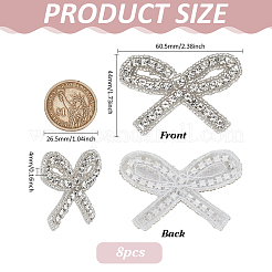 8 шт. стеклянные стразы для пришивания/приклеивания DIY-FG0007-65