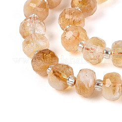 Природный цитрин бисер нитей G-N327-08A-10