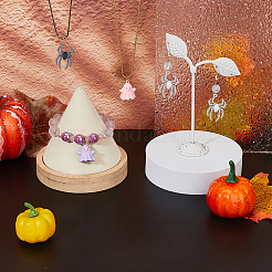 30шт. 3-х цветный стеклянный кулон-паук FIND-DC0004-13