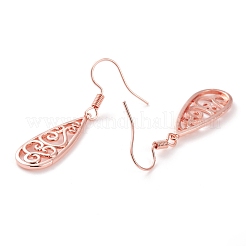 Orecchini pendenti in ottone&nbsp;EJEW-B002-02RG