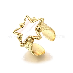 Латунные манжеты для женщин RJEW-F183-02A-G