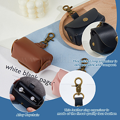 Geschenkboxen zur Ringaufbewahrung aus PU-Leder mit Eisenringen und Verschlüssen&nbsp;AJEW-WH0348-484B