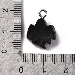 Colgantes de resina opaca con tema de halloween&nbsp;RESI-D075-01G