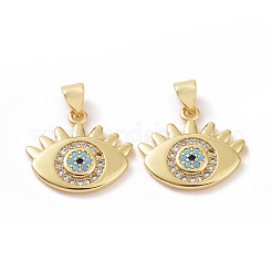 Латунные микро проложить кубического циркония подвески ZIRC-P106-01G