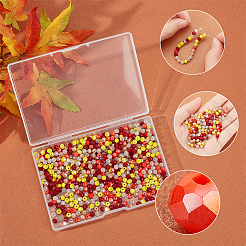 10 нити стеклянные бусины нити EGLA-BBC0001-01D