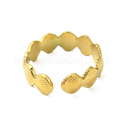 Кольцо-манжета из нержавеющей стали серии Ocean Beach 304&nbsp;RJEW-Q820-02B