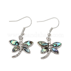 Boucles d'oreilles pendantes en laiton plaqué en rack pour femmes&nbsp;KK-CBA69D1-01P-01