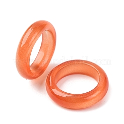 Cat Eye палец кольца RJEW-G363-01B-11