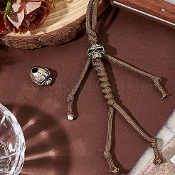 2 шт. латунные европейские бусины&nbsp;KK-PH0013-56AS