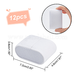 Дисплеи ювелирных изделий подушки браслета ткани ворса BDIS-WH0008-03B