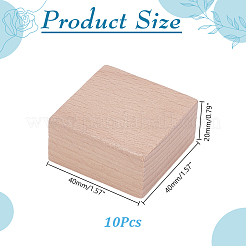 Bloc de bois rainuré non fini&nbsp;FIND-WH0199-449B