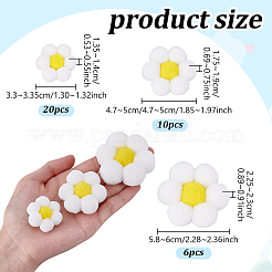 36 шт. 3 аксессуара для украшения из пряжи «Подсолнух»&nbsp;DIY-NB0014-87B