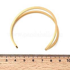 Браслеты-манжеты из нержавеющей стали 304 для женщин&nbsp;BJEW-D408-29G