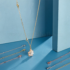 30 шт. 6 стиля двойных карабинов из нержавеющей стали 304&nbsp;STAS-PH0004-97