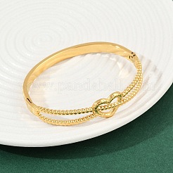 Шарнирные браслеты из нержавеющей стали 304 для женщин BJEW-C114-04G