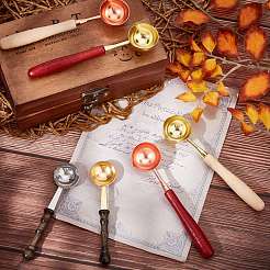 Медные ложки восковых палочек AJEW-I043-02G