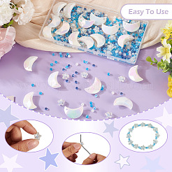 Наборы для самостоятельного изготовления украшений в виде звезд и луны&nbsp;DIY-TA0013-76