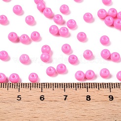 Непрозрачная выпечка окрашены стеклянные бусины&nbsp;DGLA-T004-03K