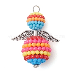 Подвески из абс-пластика в радужном стиле PALLOY-JF02739