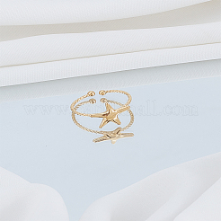 1 шт. открытые манжеты из нержавеющей стали 304 для женщин&nbsp;RJEW-LP0008-24