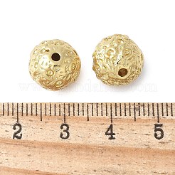 Латунь круглых бусин KK-F892-10G