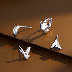 Простой подарок на День святого Валентина: 925 серебряная серьга для женщин RK8453-2