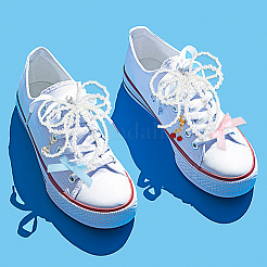 Legierung & polyester anhänger dekoration & brosche schuhe dekoration sets&nbsp;HJEW-DR00110
