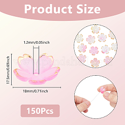 150 шт. акриловые колпачки для бусин&nbsp;OACR-DC0001-31A