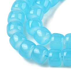 Perles de verre plaquées au four&nbsp;X1-GLAA-H036-01G