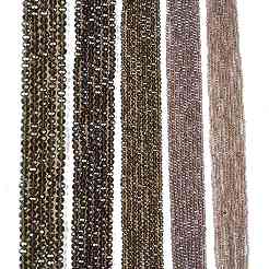 Стеклянные бусины с гальваническим покрытием &nbsp;EGLA-A034-T6mm-A09