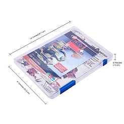 3 шт. 3 цвета портативный прозрачный пластиковый ящик для файлов формата a4 CON-SZ0001-15