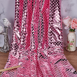 Полиэстеровая ткань с рыбьей чешуей&nbsp;DIY-WH20063-038B