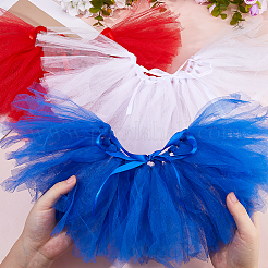 3 Stück 3 Farben Polyester Haustier Hund Tutu Rock&nbsp;AJEW-FH0006-75