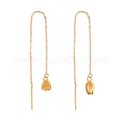 Orecchini a nappa in acciaio inossidabile 304 per donna&nbsp;WG27079-01