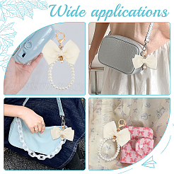 2шт 2 стиля цинковый сплав с пластиком и полиэстеровым брелоком&nbsp;KEYC-BBC0001-03