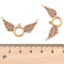 Подвески из нержавеющей стали 304 со стразами STAS-Q340-08G