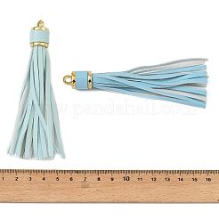 Пу кожа кисточкой украшения кулон FIND-K027-01G