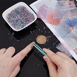 120 г двухцветных стеклянных бусин GLAA-OC0001-52