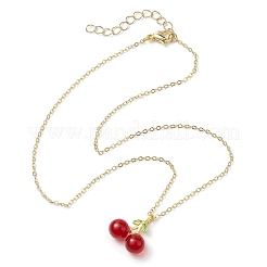 Женские ожерелья с подвесками лэмпворк NJEW-JN04807