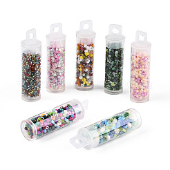 7 бутылка наборы стеклянных бусин своими руками DIY-N006-01A