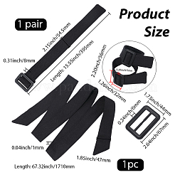 3 шт. 2 стили полиэстеровых ремней&nbsp;AJEW-GF0011-30A