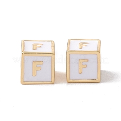 Стойки покрытие латунь эмаль бисер&nbsp;KK-B060-04G-04F