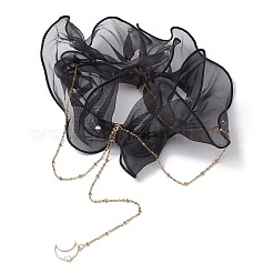 Ожерелья с подвесками в виде луны из латуни&nbsp;NJEW-JN04810