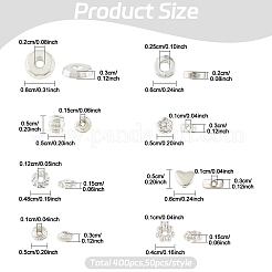 400шт 8 стиля сплава распорные бусины&nbsp;FIND-YW0011-14