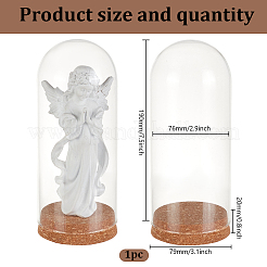 Couvercle de dôme en verre&nbsp;AJEW-WH0314-446B