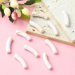 Двухцветные акриловые бусины&nbsp;MACR-YW0002-54A