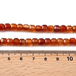 Натуральный красный агат бисер нитей&nbsp;G-F797-A18-01